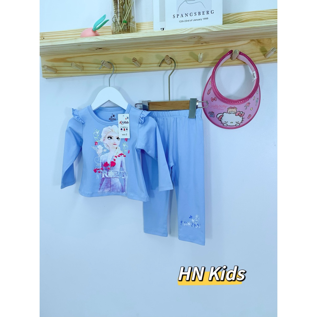 Bộ Cotton Cao Cấp ELSA IN 3D Đẹp Đỉnh Siêu xinh bé gái