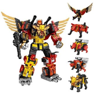 [Hàng có sẵn-Xả hàng tăng doanh số] Mô hình Predaking Jinbao Transformers - Bộ 5 Robot kết hợp