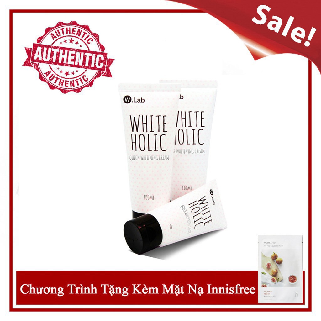 Kem Dưỡng Trắng Da Tức Thì W.Lab White Holic 50ml