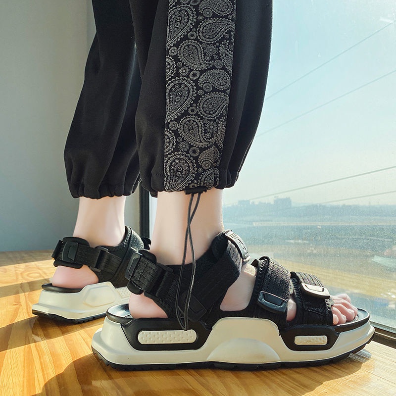 Giày Sandal Tăng Chiều Cao Chống Trượt Thời Trang Mùa Hè Cho Nam
