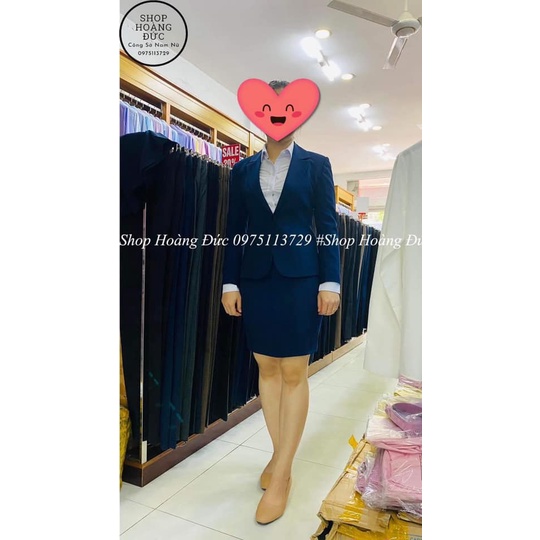 Vest nữ công sở 2 lớp cao cấp - màu xanh đen