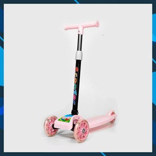 Xe trượt scooter trẻ em hai màu trơn HY01 dành cho các bé từ 2 tuổi đến 5 tuổi