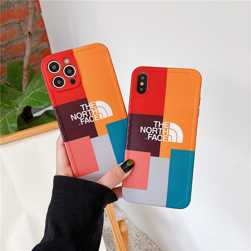 Ốp Điện Thoại Chống Sốc Họa Tiết North Face Cho IPhone 12 13 11 Pro Max X Xs Max Xr Bmp4