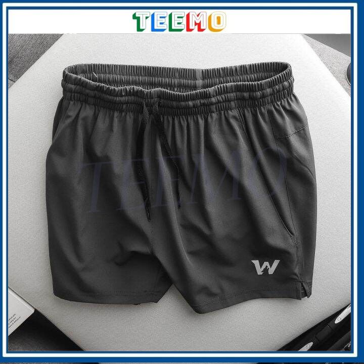 Quần short W phong cách thể thao dành cho nam, quần cộc đùi nhiều màu