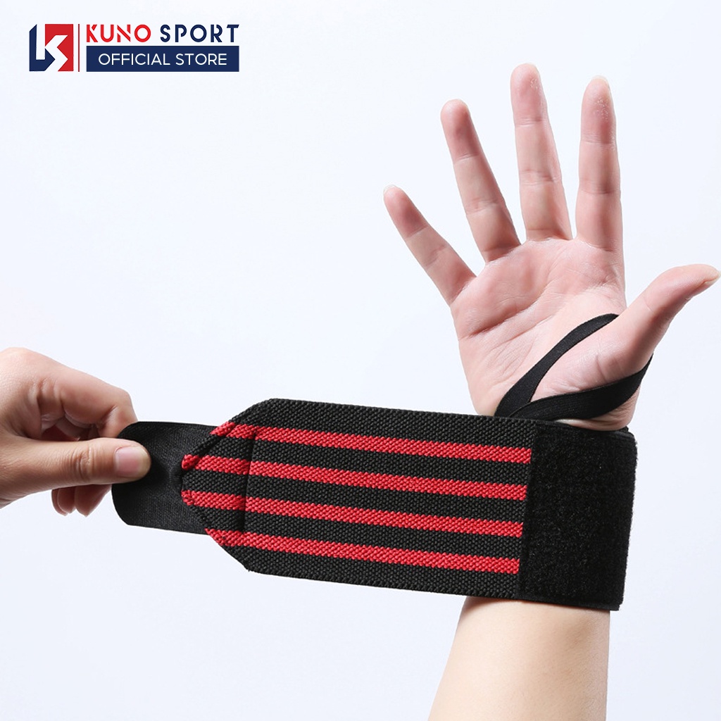 Đôi Băng Quấn Cổ Tay Bảo Vệ Cổ Tay Tập GYM KUNO SPORT ( SỐ LƯỢNG 1 ĐÔI)