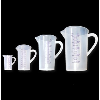 Ly Đong Nhựa Có Vạch Chia Định Lượng ML - Nguyên Liệu Trà Sữa