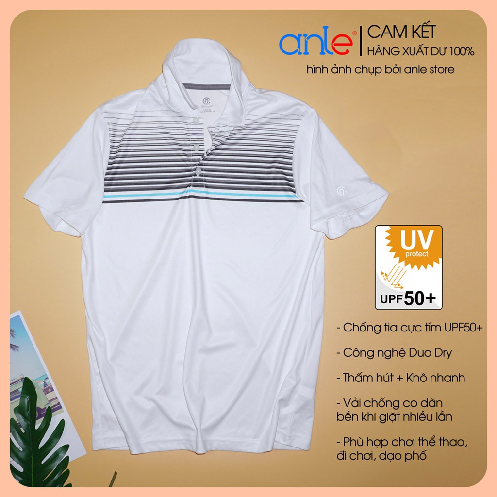 Áo Thun Nam Polo C9 [HÀNG XUẤT MỸ] Công nghệ Vải Duo Dry Chống nắng Bảo vệ khỏi tia UV (UPF 50+) Anle Store | BigBuy360 - bigbuy360.vn