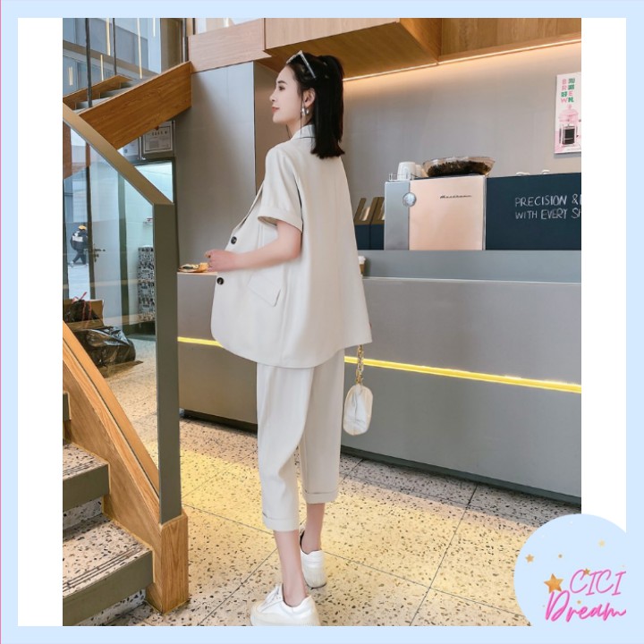 Áo blazer CỘC TAY ngắn 1 lớp khoác ngoài ulzzang, áo Blazer kiểu vest 1 lớp TAY NGẮN nhiều màu kiểu dáng Hàn Quốc | BigBuy360 - bigbuy360.vn