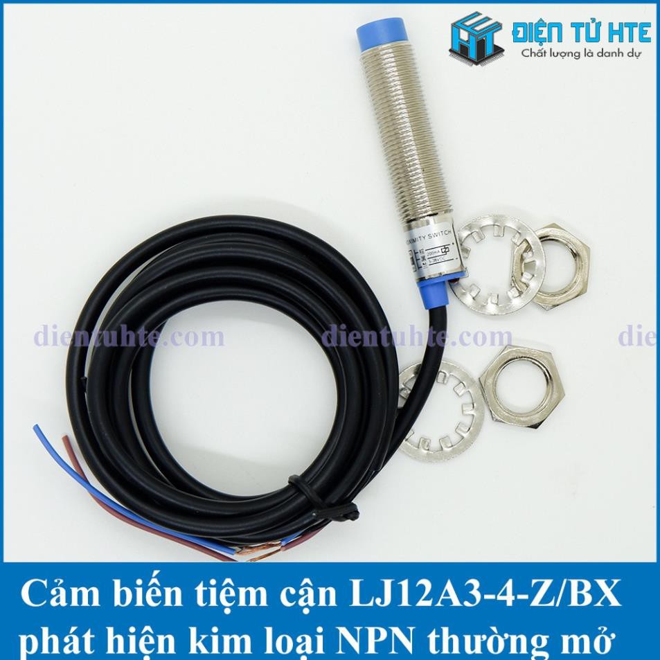 Cảm biến tiệm cận LJ12A3-4-Z/BX  phát hiện kim loại ngõ ra NPN thường mở [HTE Quy Nhơn CN2]