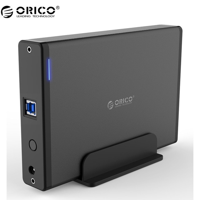 HDD Box 3.5" ORICO 7688U3 Vỏ Kim Loại - Hộp Đựng Ổ Cứng PC SATA USB 3.0 BH 12 Tháng