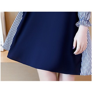 Đầm bầu công sở tay dài