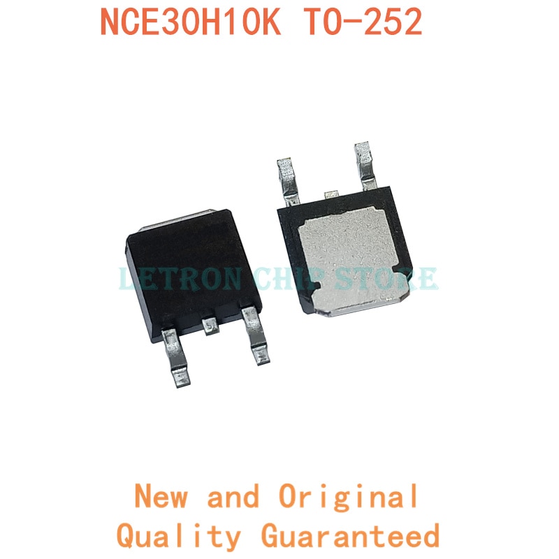 Bộ 10 Chip Ic Nce30H10K Para-252 100a 30v N-Ch To252 Dpak Smd Mosfet E Novo