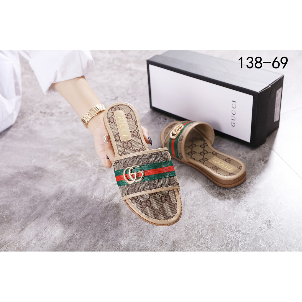 Giày Sandal Gucci Đế Bằng 138-69 X