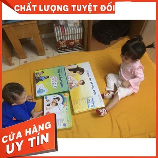 [GIÁ XƯỞNG] Bộ Thẻ Học Thông Minh loại TO khổ A5 chuẩn Glenn Doman Flashcard cho bé từ 0-6 tuổi