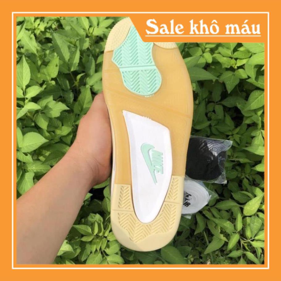 Giày air jordan 4 retro off white kem , Giày sneaker JD4 màu kem siêu hot mới nhất | BigBuy360 - bigbuy360.vn