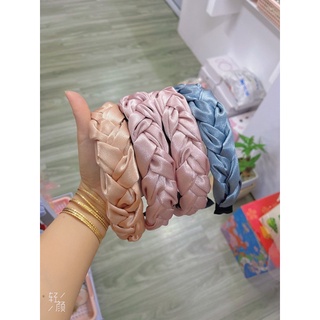 cài tóc thắt bính,mấn lụa satin cao cấp
