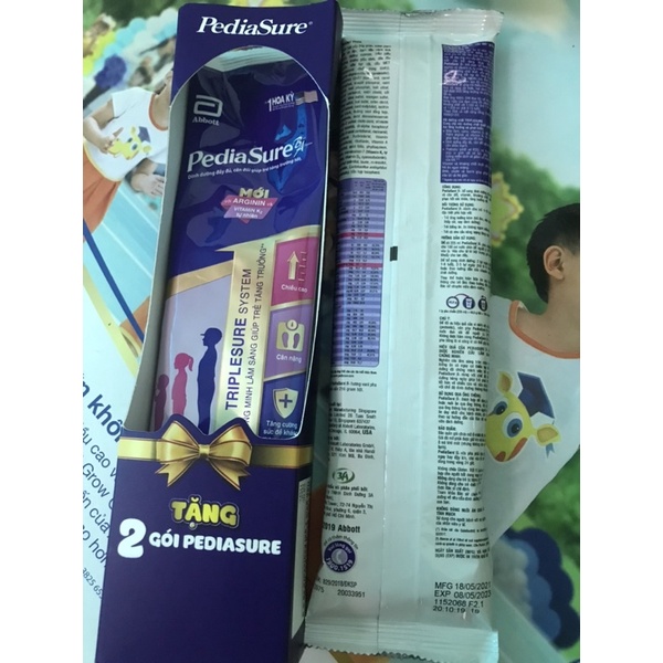 Sữa Bột Pediasure 49g hương Vanila date T6/2023