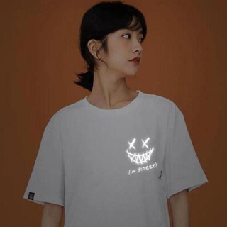 Áo thun phản quang finee cotton form rộng unisex nam nữ rẻ đẹp