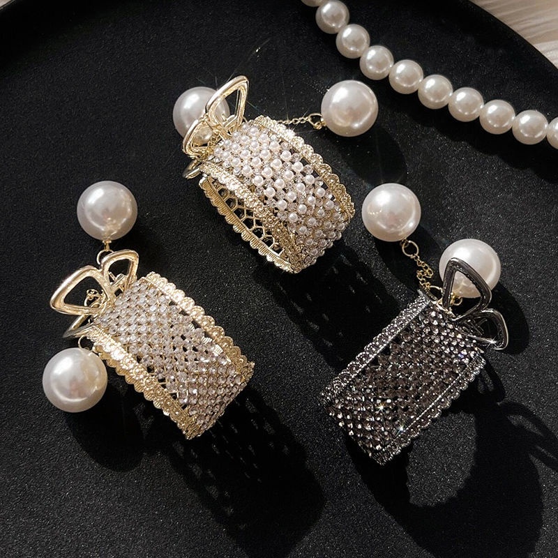 Kẹp Tóc Tua Rua Màu Vàng Đen Thời Trang Cho Nữ