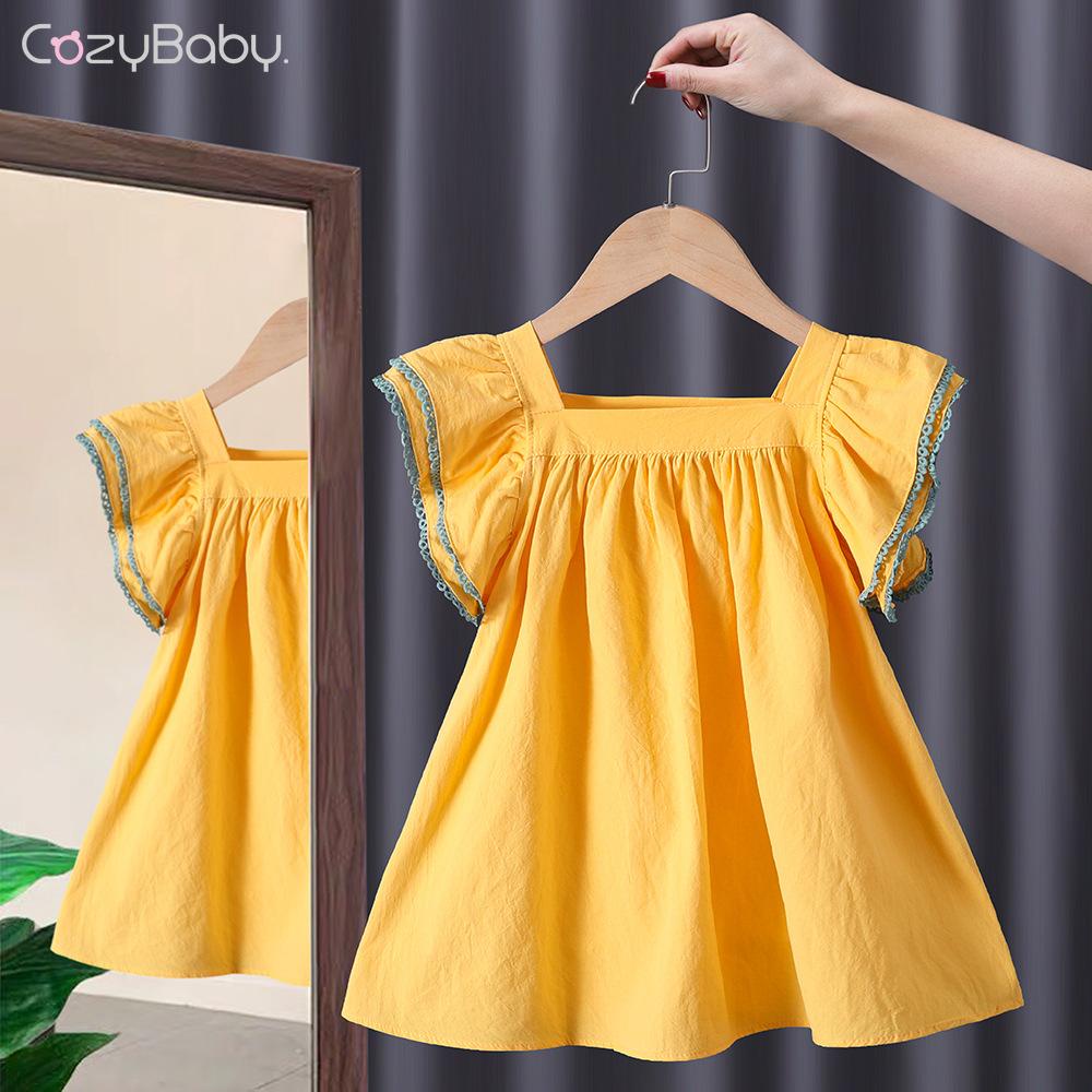 Đầm Dáng Dài Thiết Kế Xinh Xắn Thời Trang Mùa Hè Cho Bé Gái