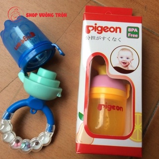 Túi Nhai Cho Bé PIGEON Size M Hỗi Trợ Bé Trong Quá Trình Tập Ăn Dặm, Lớp Lưới Mỏng, Lỗ Nhỏ 6M+
