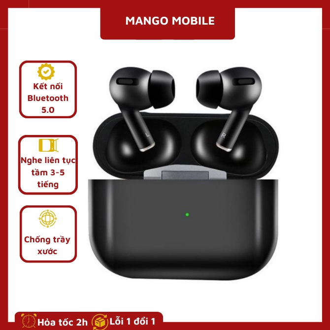 Tai Nghe Bluetooth Blackpods Pro Định Vị, Sạc Không Dây, Âm Bass Mạnh Mẽ 10/10 GIÁ RẺ