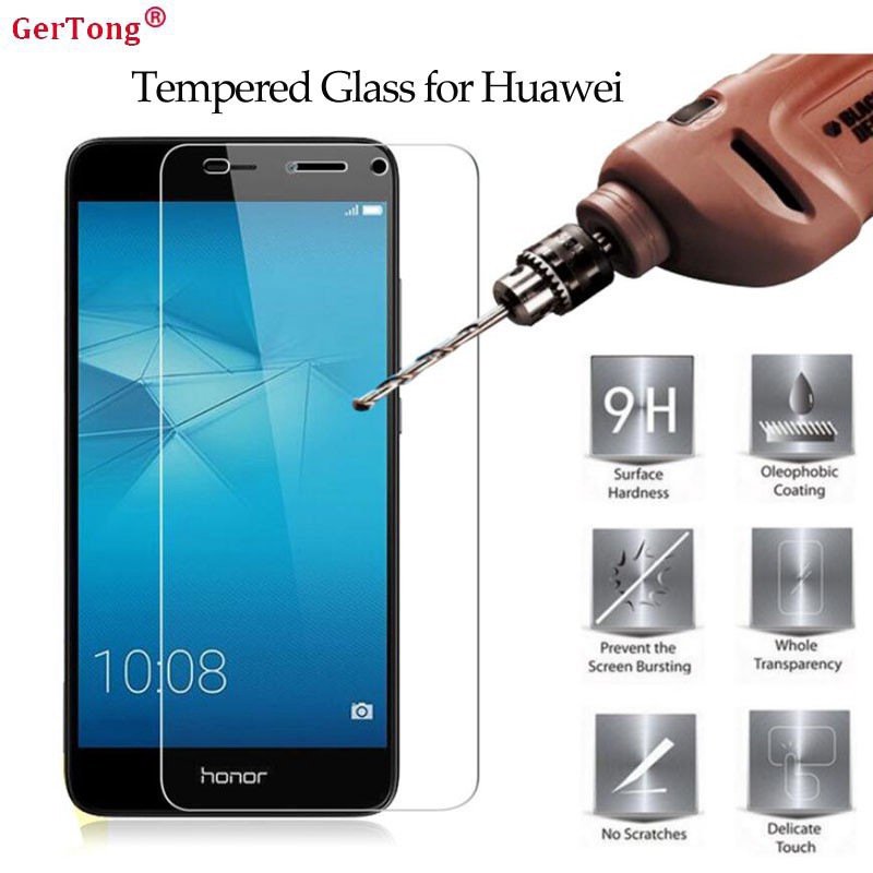 Kính Cường Lực 9h Toàn Màn Hình Cho Huawei Honor 4c 6 7 Y6 Pro P10 Plus P8 P9 P7