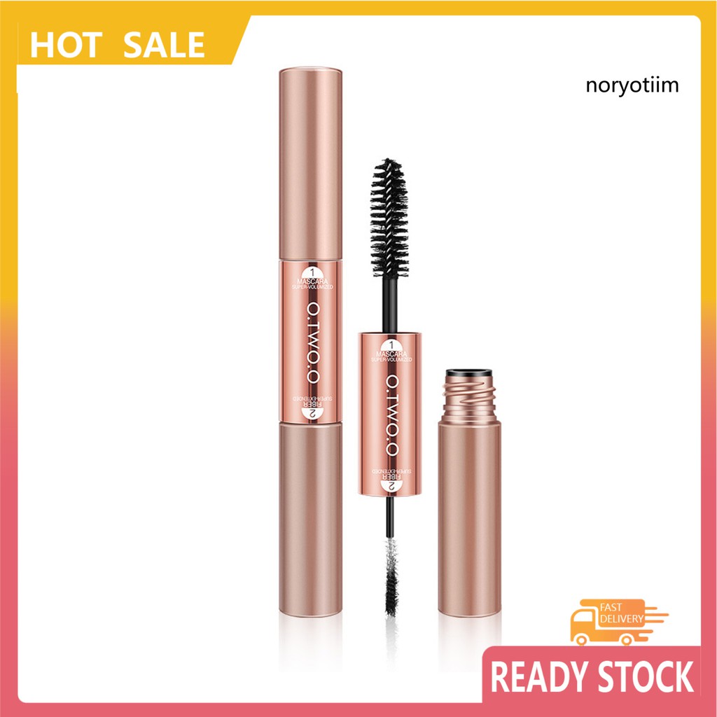 Mascara Thiết Kế Hai Đầu Lâu Trôi Làm Cong Và Dày Mi Trang Điểm Thời Trang