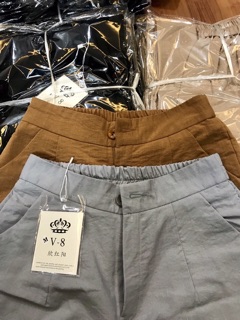 Quần culottes cạp chun sau