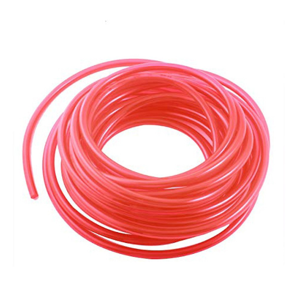 Dây PU khí nén, chất lỏng  8x6mm màu đỏ giá bán lẻ 1 mét