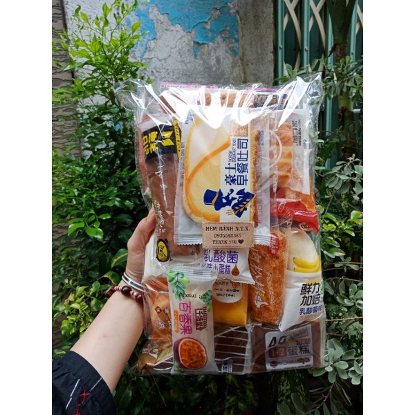 1kg bánh mix Đài Loan, không trùng vị.