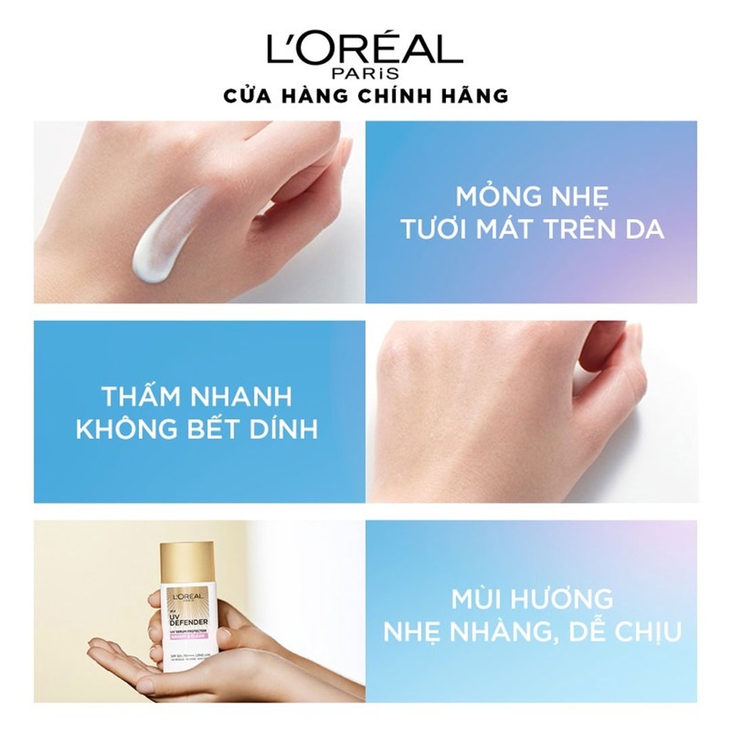 L'Oreal - Kem chống nắng Bảo vệ & Dưỡng sáng da L'Oreal Paris UV Perfect SPF50+ PA++++