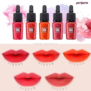 (Màu mới) Son kem lì Peripera Ink Velvet