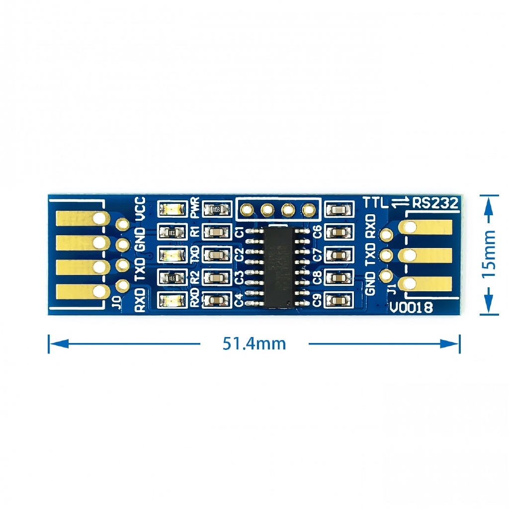 RS232 SP3232 TTL to RS232 Module RS232 to TTL Brush Line Serial Port Module