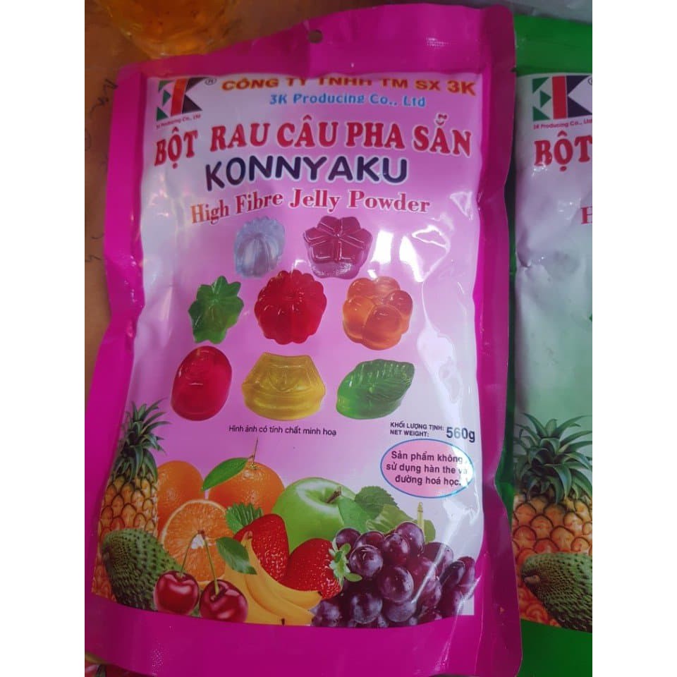 Bột rau câu pha sẵn KONNYAKU gói 560gr