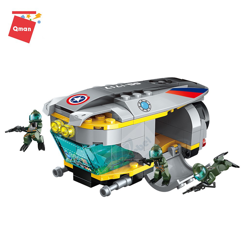Lego Tàu ngầm Qman 1717