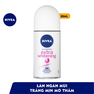 Lăn Khử Mùi Trắng Da Nivea Extra Whitening 50ml