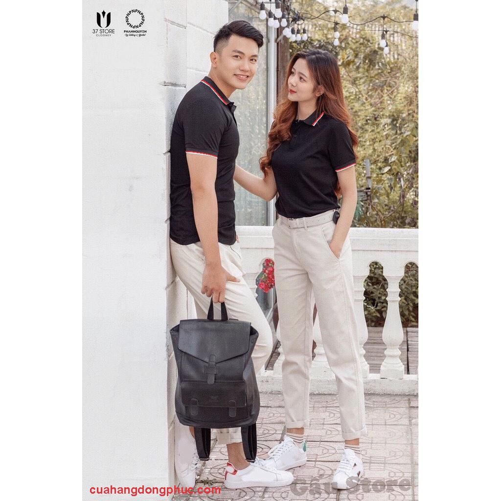 Áo thun Polo GẤU 194 Cá Sấu Viền Cổ Unisex vải cá sấu Poly co dãn 4 chiều dày dặn form gerular fit | BigBuy360 - bigbuy360.vn