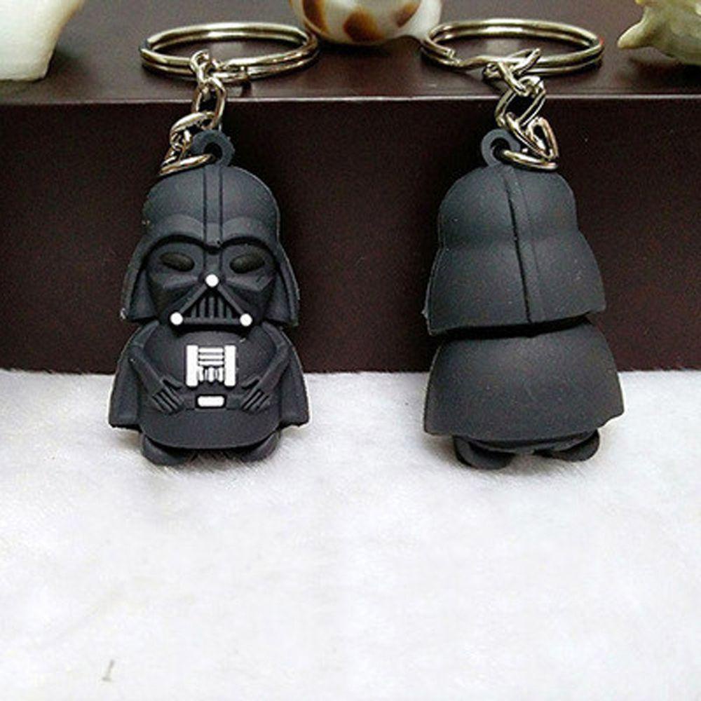 Móc Khóa Xe Hơi Hình Nhân Vật Yoda Trong Phim Star Wars 3D Bằng PVC