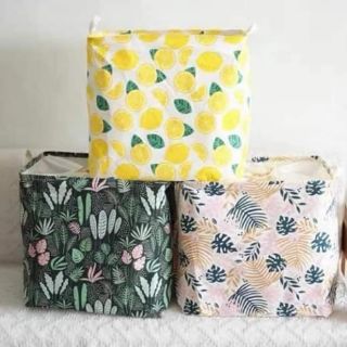 GIỎ VẢI VUÔNG ĐỰNG ĐỒ ĐA NĂNG
