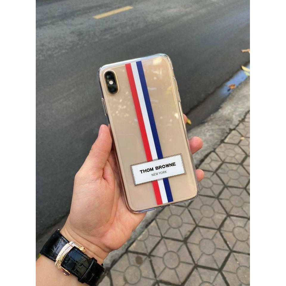 Ốp Likgus Thom Browne chống sốc không ố màu iPhone X, Xs, Xs Max , 11 , 11 Pro , 11 Pro Max , 12 , 12 Pro, 12 Pro Max