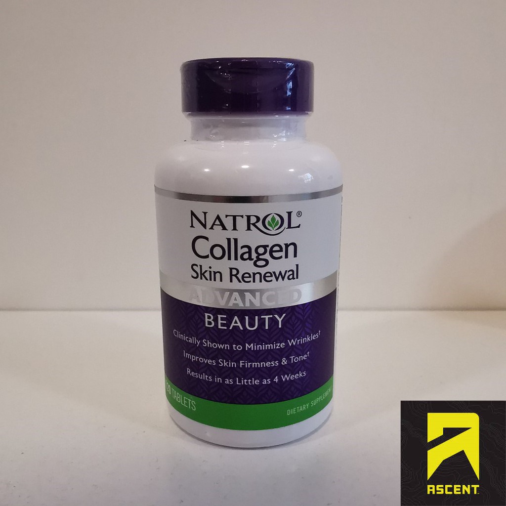 Natrol Collagen Skin Renewal 120 viên - Ngăn ngừa lão hoá da