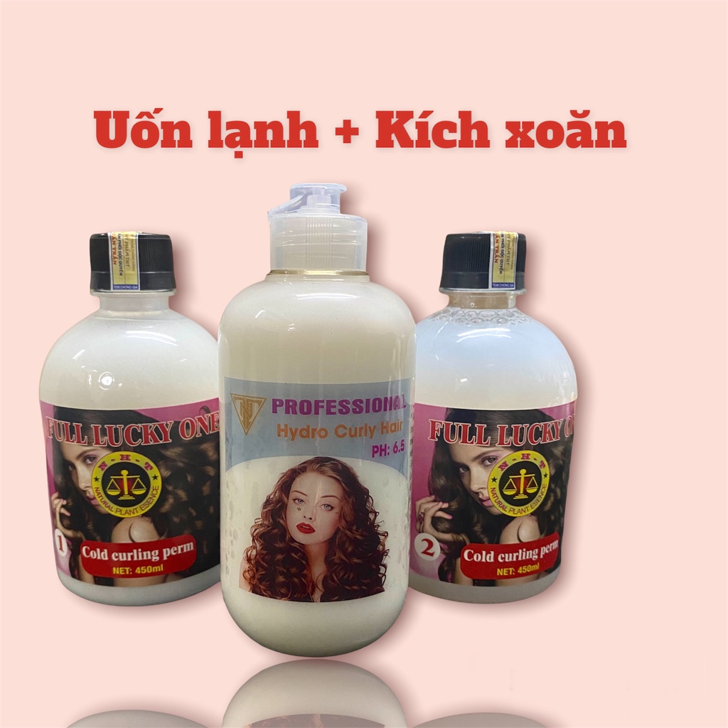THUỐC UỐN LẠNH TNT, Thuốc Uốn Tóc FULL LUCKY ONE Chính Hãng Công Ty TNT VIỆT NAM