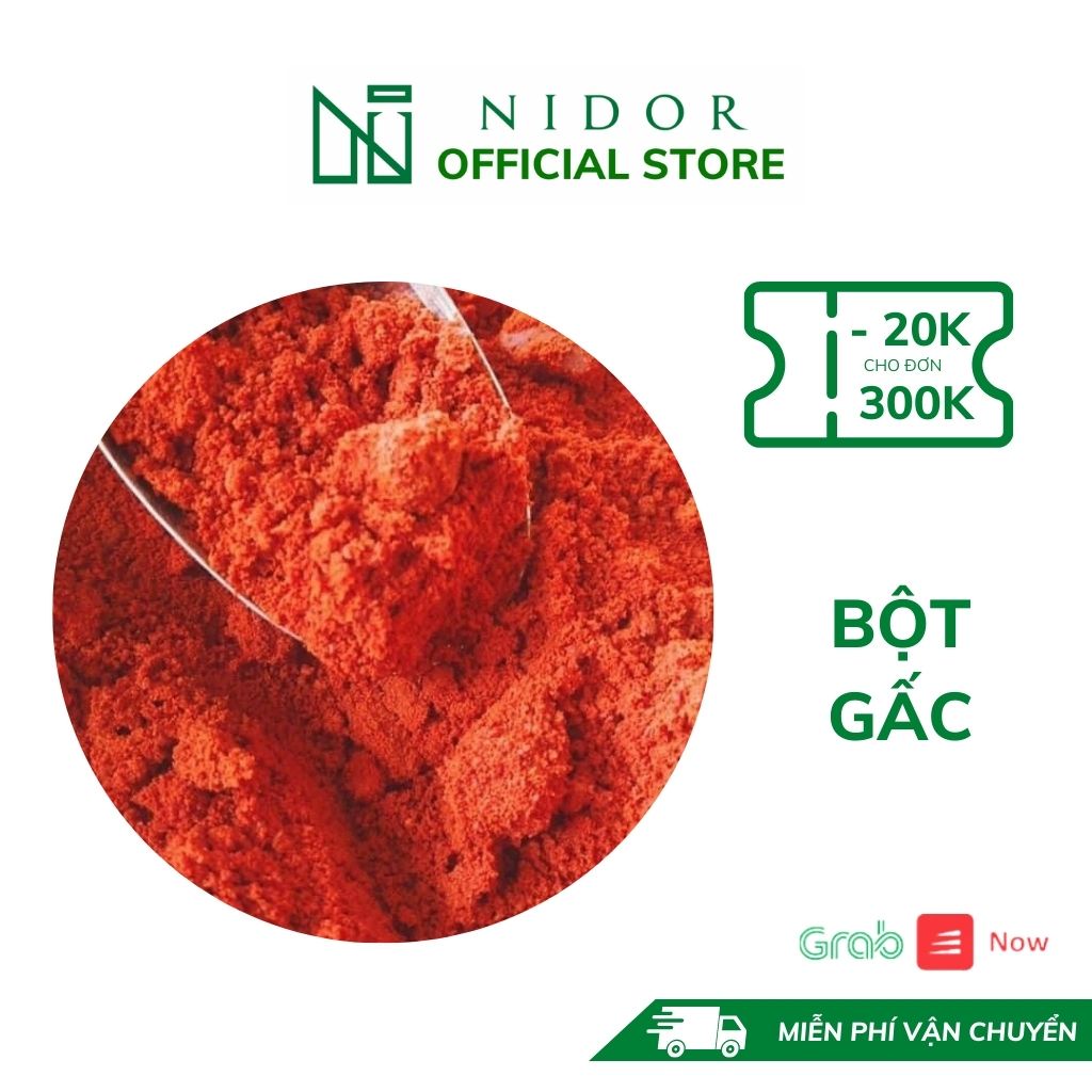 Bột Gấc 100g nấu ăn, đắp mặt nạ trắng da, mờ thâm nám