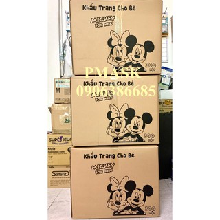 Combo 50 hộp khẩu trang Lehaco thiết kế 3D cho bé