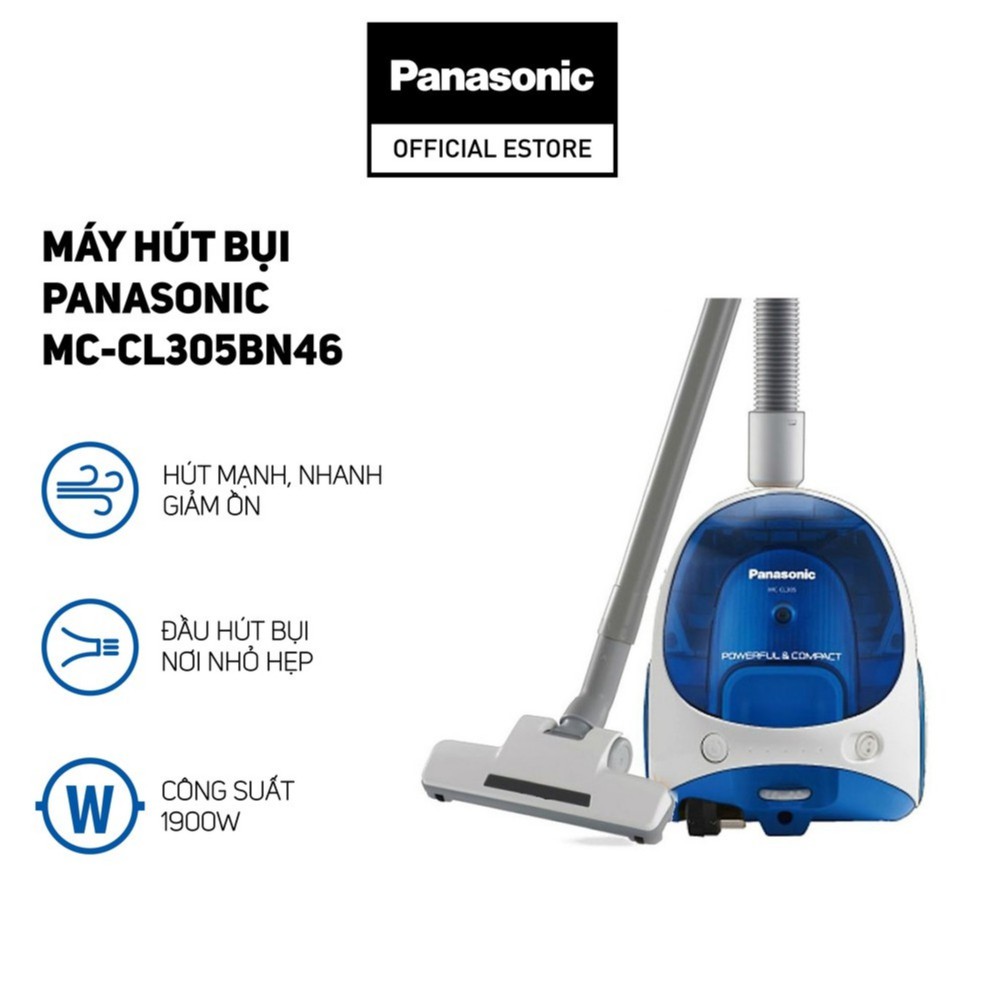 Máy Hút Bụi Panasonic MC-CL305BN46 - Bảo Hành 12 Tháng - Hàng Chính Hãng