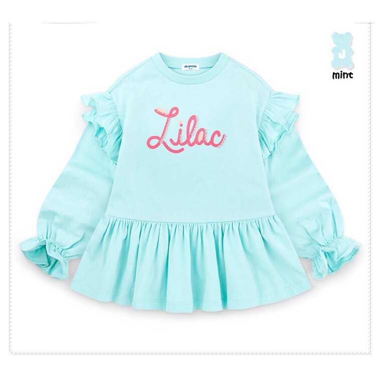 Áo váy cotton dài tay Hàn Quốc JBQGTS22 JL2