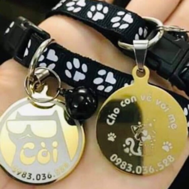 Vòng Cổ Chó Mèo - Không Bao Gồm Thẻ Tên giahuypetshop