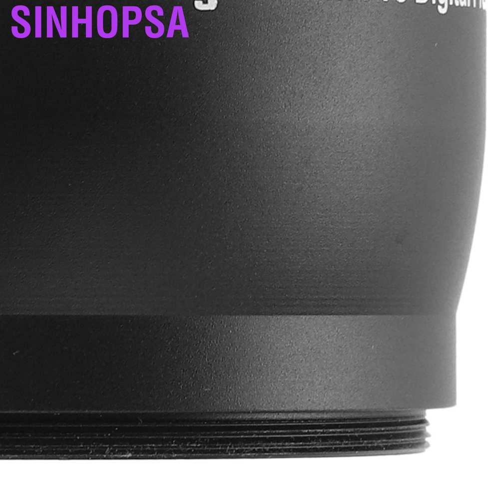 Sinhopsa Universal 58mm 2X Telephoto Lens Teleconverter for Canon Nikon Sony Pentax Etc
