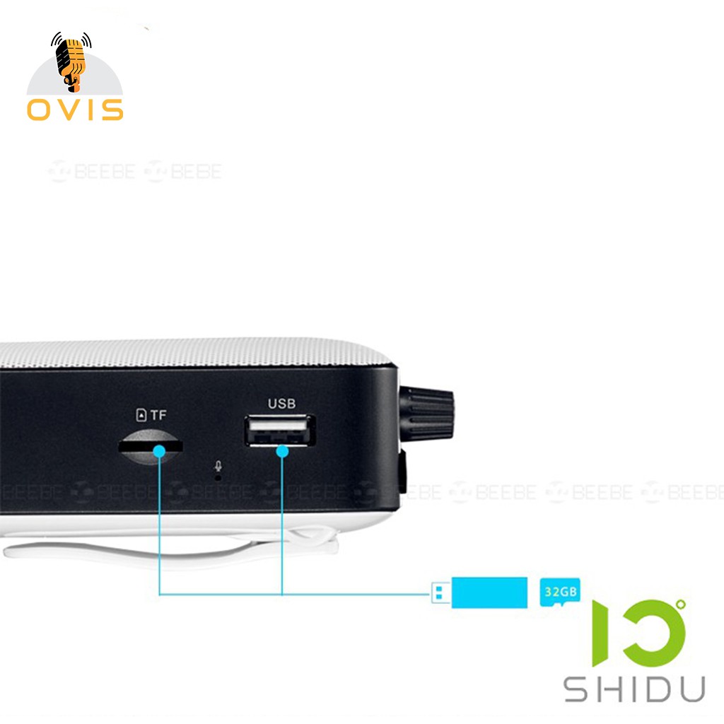Shidu SD-M500 | Máy Trợ Giảng Không Dây cho Giáo Viên, Tiếp Thị, HDV Du Lịch